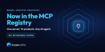 Crypto APIs MCP Server Now in the Official MCP Registry