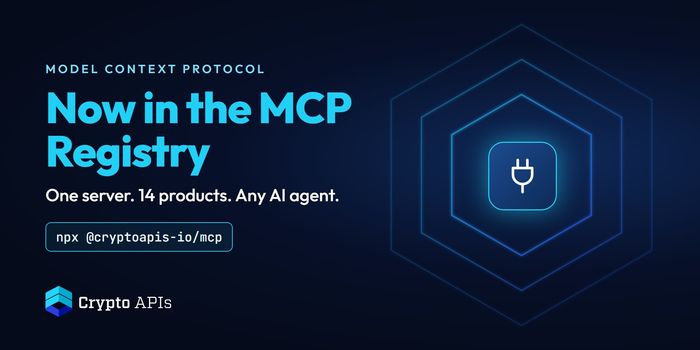 Crypto APIs MCP Server Now in the Official MCP Registry
