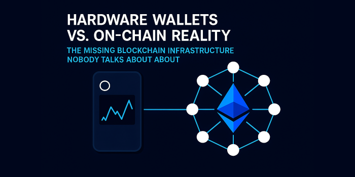 Hardware Wallets vs. On-Chain Reality: The Missing Blockchain Infrastructure Nobody Talks About