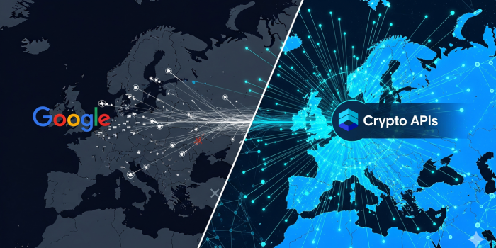 Google Outage Hits Eastern Europe – Crypto APIs Blockchain Services Stay Up
